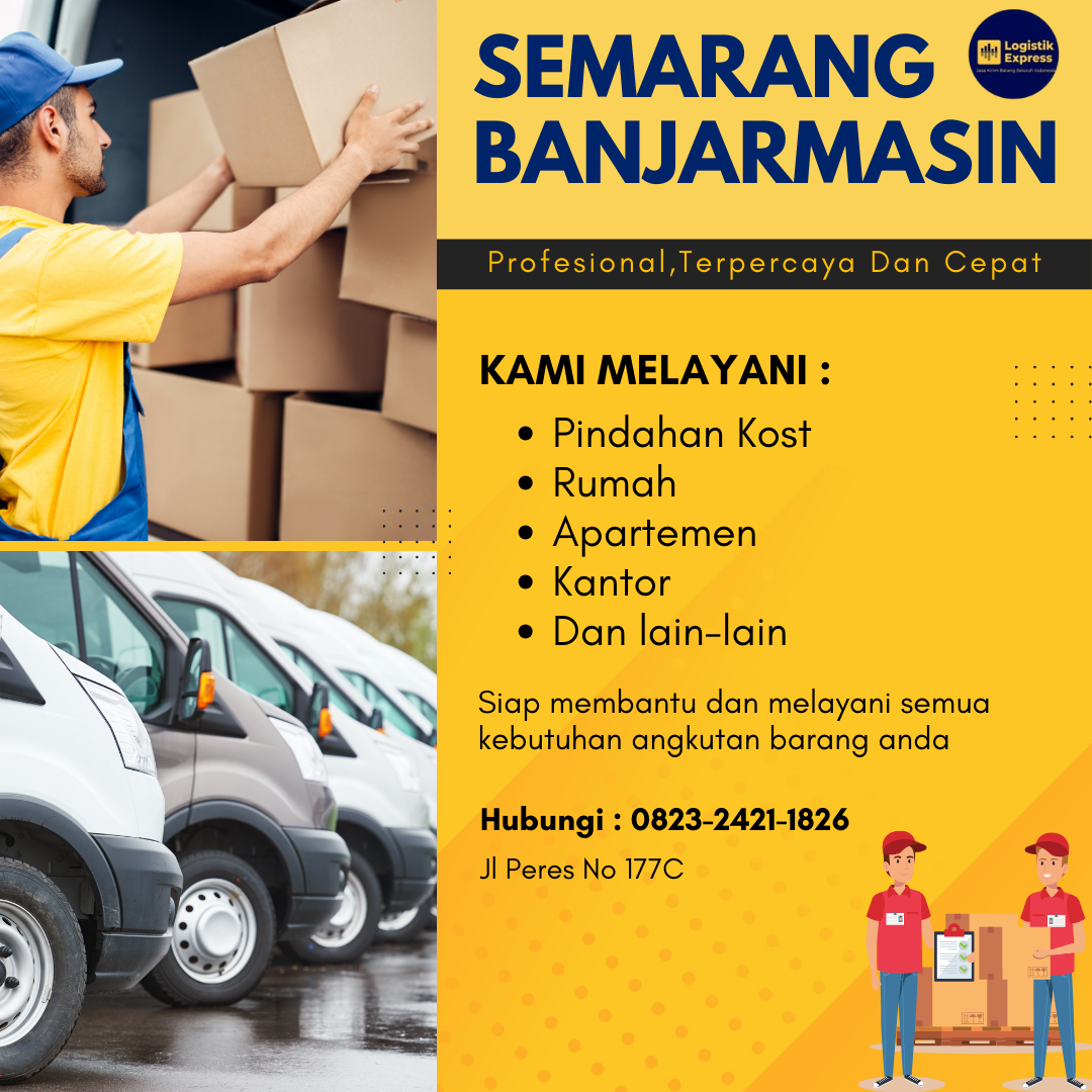 Jasa Pindahan Semarang Banjarmasin